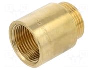 Splice terminal: extension; male-female,round; 30mm; BR GEBO