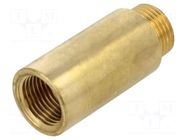 Splice terminal: extension; male-female,round; 50mm; BR GEBO