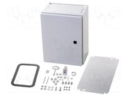Enclosure: wall mounting; X: 300mm; Y: 400mm; Z: 210mm; AX; steel RITTAL