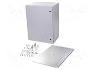 Enclosure: wall mounting; X: 600mm; Y: 800mm; Z: 400mm; AX; steel RITTAL