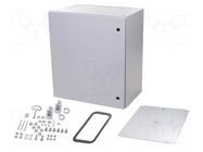 Enclosure: wall mounting; X: 500mm; Y: 500mm; Z: 300mm; AX; steel RITTAL