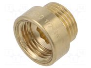 Splice terminal: extension; male-female,round; 10mm; BR GEBO