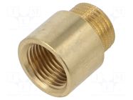 Splice terminal: extension; male-female,round; 20mm; BR GEBO