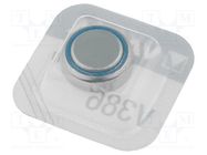 Battery: silver; coin,SR43; 1.55V; 116mAh; Ø11.6x4.2mm; 1pcs. VARTA