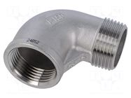 Male-female; max.10.5bar; 1.4408 stainless steel; Thread: G 1" GEBO