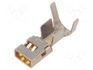 Contact; female; gold-plated; 8AWG; crimped; for cable; 10.16mm HIROSE