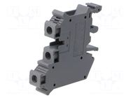 Splice terminal: rail; 800V; screw terminal; grey; polyamide PHOENIX CONTACT