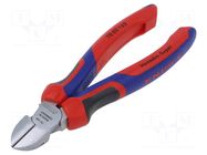 Pliers; side,cutting; ergonomic three-component handle; 160mm KNIPEX