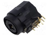 Connector: Jack 6,3mm + XLR; socket; female; angled 90°; THT; 3A NEUTRIK