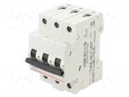 Circuit breaker; 400VAC; Inom: 25A; Poles: 3; Charact: B; 6kA; IP20 LEGRAND