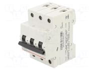 Circuit breaker; 400VAC; Inom: 20A; Poles: 3; Charact: C; 6kA; IP20 LEGRAND