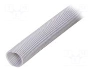 Protective tube; Size: 36; polyetylene; light grey; Øint: 36mm RITTAL