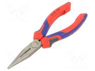 Pliers; ergonomic two-component handles,polished head; 160mm KNIPEX
