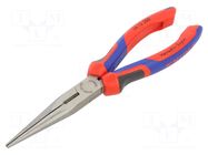 Pliers; ergonomic two-component handles,polished head; 200mm KNIPEX