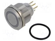 Switch: vandal resistant; Pos: 2; SPDT; 3A/220VAC; 5A/24VDC; IP65 ONPOW