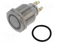 Switch: vandal resistant; Pos: 2; SPDT; 3A/220VAC; 5A/24VDC; IP65 ONPOW