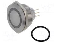 Switch: vandal resistant; Pos: 2; SPDT; 3A/220VAC; 5A/24VDC; IP65 ONPOW