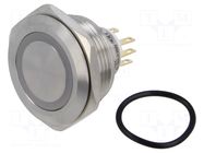 Switch: vandal resistant; Pos: 2; SPDT; 3A/220VAC; 5A/24VDC; IP65 ONPOW