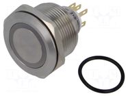 Switch: vandal resistant; Pos: 2; SPDT; 3A/220VAC; 5A/24VDC; IP65 ONPOW