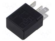 Relay: electromagnetic; SPST-NO; Ucoil: 12VDC; 20A; automotive MTA