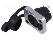 Connector: XLR; socket; female; Z Series; 16A; 50V; PIN: 3; IP65 REAN