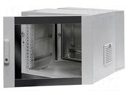 Enclosure: rack mounting; Standard: 19"; DK; 9U; mounting rail RITTAL