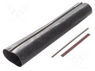 Heat shrinkable repair sleeve; 1m; black HELLERMANNTYTON