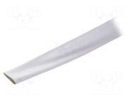 Heat shrink sleeve; glueless,flexible; 2: 1; 12.7mm; white TE Connectivity