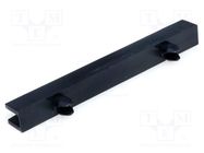 Guide; polyamide; L: 63.5mm; Mounting: push-in; Holes pitch: 38.1mm FIX&FASTEN