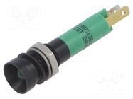 Indicator: LED; recessed; blue; 24VDC; Ø8mm; IP67; connectors; 32mcd CML INNOVATIVE TECHNOLOGIES