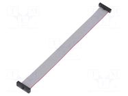 Ribbon cable with IDC connectors; IDC,both sides; 152.4mm; 6" SAMTEC