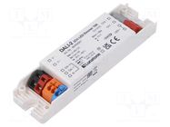 Power supply: switching; LED; 12÷48VDC; IP20; 120x33x22mm; OUT: 2 Lunatone GmbH
