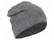 Beanie; thermoactive; grey; elastane,polyester; Size: 57-61 LAHTI PRO