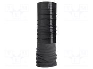 All-purpose tube scarf; flexible; black-grey; Size: one size LAHTI PRO