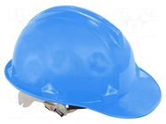 Protective helmet; blue; HDPE; -10÷50°C; Size: 55-66 LAHTI PRO