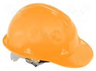 Protective helmet; orange; HDPE; -10÷50°C; Size: 55-66 LAHTI PRO