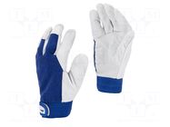 Protective gloves; Size: 11; navy blue-white; tag LAHTI PRO