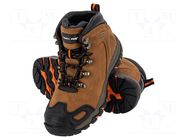 Boots; Size: 40; brown; leather; bad weather,slip; without toecap LAHTI PRO