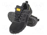 Shoes; Size: 40; black/yellow; nubuck; slip; with metal toecap LAHTI PRO