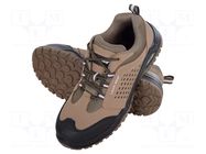 Shoes; Size: 39; grey-black; nubuck; slip; with metal toecap LAHTI PRO