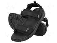 Sandals; Size: 40; black; knitwear LAHTI PRO