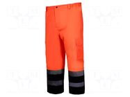 Dungarees; Size: XL; orange; furlined,warning; Class: 2; 180g/m2 LAHTI PRO