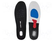Inserts for shoes; Size: 47; latex,polyester fabric,TPR; sports LAHTI PRO