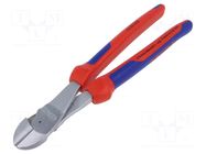 Pliers; side,cutting; high leverage; 250mm KNIPEX