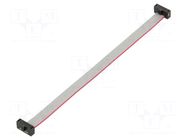 Ribbon cable with IDC connectors; IDC,both sides; 127mm; 5" SAMTEC