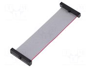 Ribbon cable with IDC connectors; IDC,both sides; 76.2mm; 3" SAMTEC