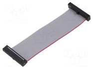 Ribbon cable with IDC connectors; IDC,both sides; 76.2mm; 3" SAMTEC