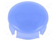 Cap; blue; Mounting: push-in; plastic MENTOR