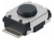 Microswitch TACT; SPST-NO; Pos: 2; 50mA/12VDC; SMT; 1.57N; 3x2.5mm GCT