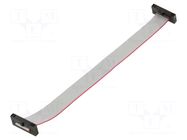 Ribbon cable with IDC connectors; IDC,both sides; 152.4mm; 6" SAMTEC